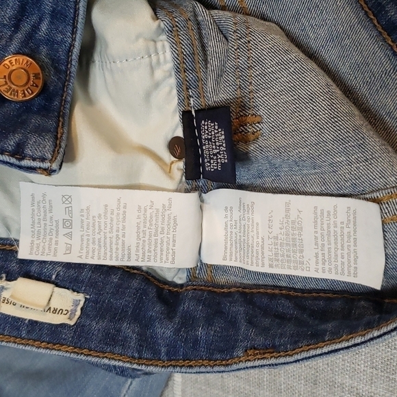 Madewell Curvy High-Rise Skinny Jeans: Drop Step-Hem,Size 24 - Picture 6 of 15